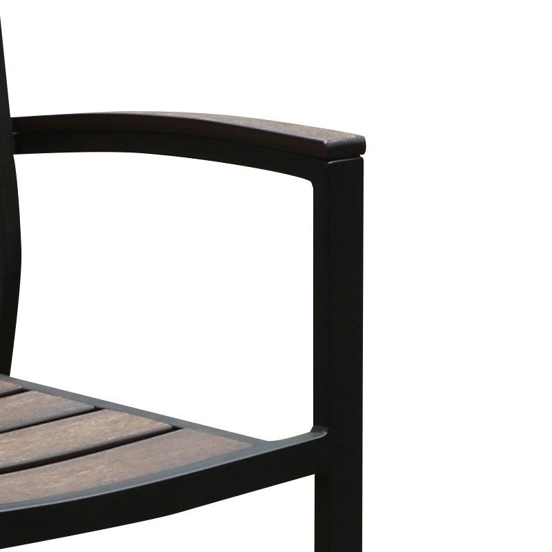 Bar Exterior Sillas de madera contrachapada Taburetes Serie PWC-8816-RB