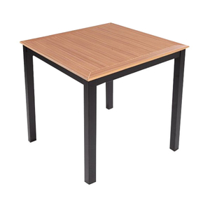 Mesa de comedor de madera contrachapada para restaurante de jardín【Ican30121】