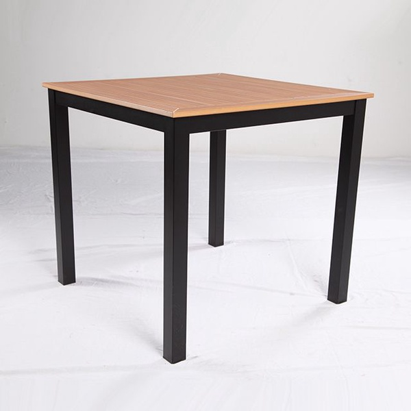 Mesa de comedor de madera contrachapada para restaurante de jardín【Ican30121】