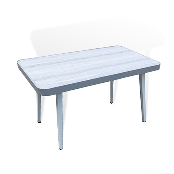 Lujo moderno turco RopeGlass juego de mesa blanca muebles de comedor【I can-50039】